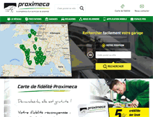 Tablet Screenshot of carrosserie.proximeca.fr